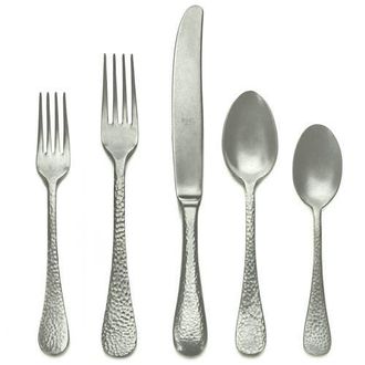 Mepra Epoque Flatware Set - 20 Pieces in Pewter Champagne at Nordstrom