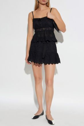 LoveShackFancy Skirt Nerina, Womens, Black