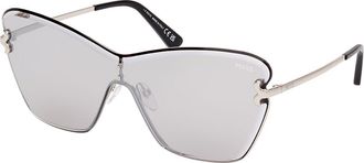 Pucci Emilio Pucci EP0218 16C Womens Sunglasses Silver Size 99