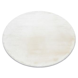 RugsX RugsX Teddy New Rug in Yellow | Size: 120 cm diameter