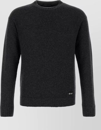 Prada cashmere blend crew neck knit sweater
