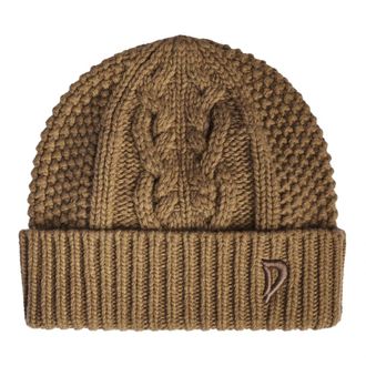 Dondup Gebreide muts - Dames - Hoeden - Bruin - ONE Size - Accessoires