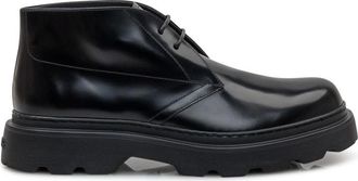 Tod's Black Leather Boots