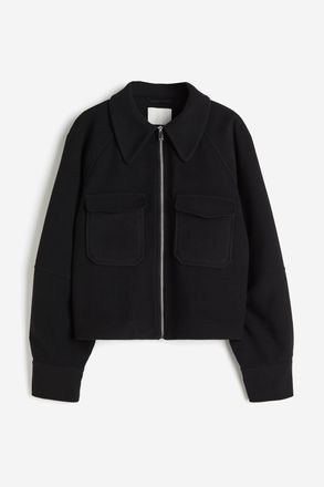 H&M Jacke mit Brusttaschen - Schwarz