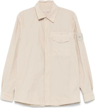 Stone Island Camicia con applicazione Compass - Toni neutri