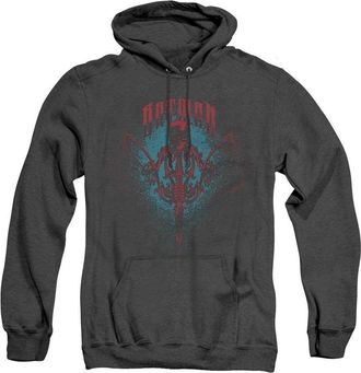 Gildan Batman Carpe Nocturn Adult Heather Hoodie / Hooded Sweatshirt