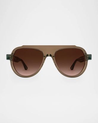 Thierry Lasry Men & apos;s Clandesty 1958 Acetate Aviator Sunglasses