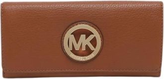 Michael Kors Pre-owned Wallets, female, Brown, Size: ONE SIZE Pre-owned Wallet