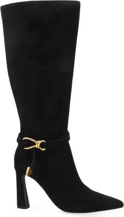 Steve Madden Pumps - Dames - Laarzen met Hak - Zwart - 38 1/2 EU - Leer - Schoenen
