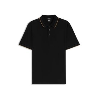 BOSS Slim-fit polo shirt in mercerized cotton