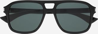 Saint Laurent Mens Sunglasses Aviator Sl 881 Black Acetate