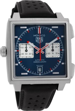 Tag Heuer Monaco Chronograph Automatic Blue Dial Watch CDW2181.FC8360