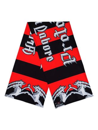 Prototypes Sjaal met logoprint - Rood