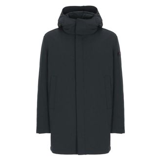 Peuterey Parka con cappuccio e patch logo - - Jackets - Uomo - Blu - 2XL