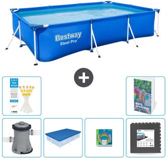 Bestway Piscina Bestway Steel Pro Rectangular - 300x201x66 Cm - 7-piezas S317