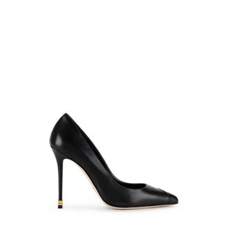 Elisabetta Franchi Schoenen, Dames, Zwart, 40 EU, Leer, &Eacute;toile Pump
