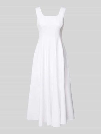 Ted Baker Leinenkleid mit Karree-Ausschnitt Modell ADDISA in Sand, Gr&ouml;&szlig;e 34