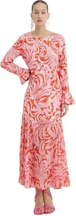 Never Fully Dressed Maxi Jurk - Dames - Maxi kleedjes - Veelkleurig - L - Polyester - Kleedjes