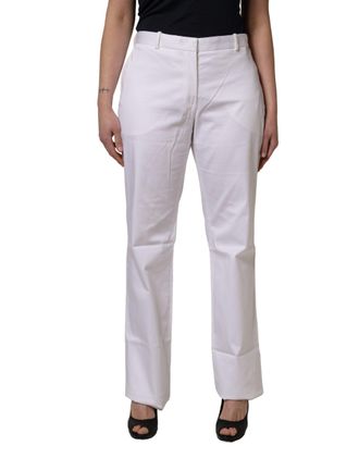 Gianfranco Ferre Mid Waist Straight Chino Women Trouser Womens Pants