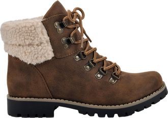 White Mountain Womens Cliffs by White Mountain Pathfield Light Brown / Suedette / Fleece C31520W-919