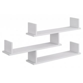 Selsey Selsey Kassi - Estanter&iacute;a De Pared Con 3 Estantes - 119 Cm - Blanco
