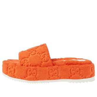 Gucci (WMNS) Gucci GG Platform Sandal Orange 700599-U2O00-7519