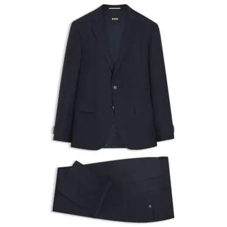 BOSS Two-piece slim-fit suit in stretch fabric