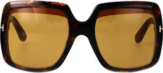Tom Ford Brown Square Ladies Sunglasses FT1194 52E 55