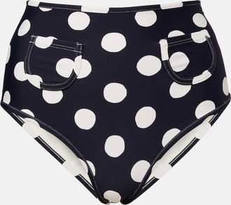 Montce Swim Slip bikini Polly a pois