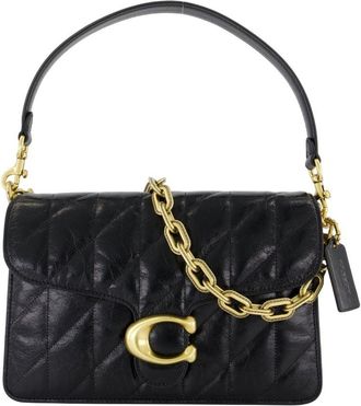 Coach Womens Tabby Shoulder Bag Black Cowhide