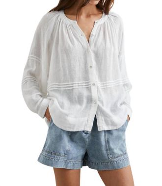Rails Frances Top In White