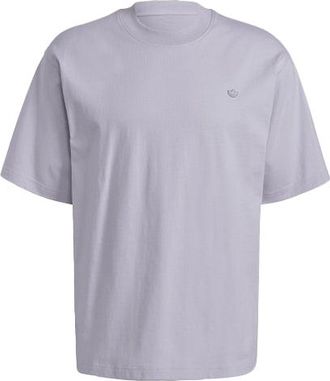 adidas originals C Tee Solid Color Small Label Loose Sports Short Sleeve Couple Style Purple HC8584