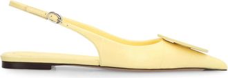 Jacquemus Les Slingbacks Duelo Pumps - Dames - Ballerinas - Geel - 37 EU - Leer - Schoenen