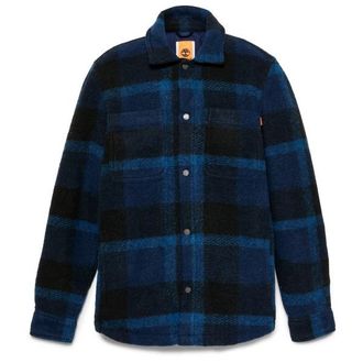 Timberland Wool Blend Shacket Freizeitjacke f&uuml;r Herren | blau
