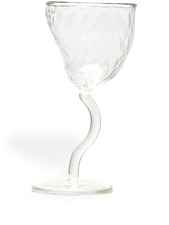 Seletti Classic on Acid Diamonds wine glass - unisex - glass - OS - Neutrals