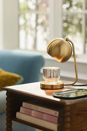Anthropologie Metal Dome Candle Warmer Lamp