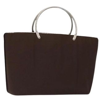 Chanel Pre-owned Nylon handbags - Dames - Pre-owned - Bruin - Maat: ONE Size Nylon