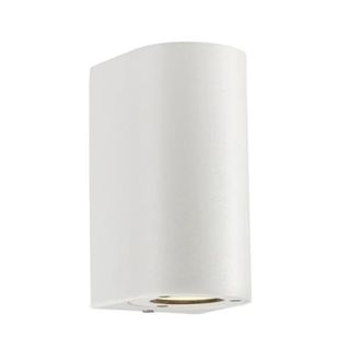Nordlux Aplique exterior 2 luces en metal blanco 17cm