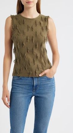Rails Vidana Texture Sweater Vest in Olive at Nordstrom Rack, Size Xx-Large