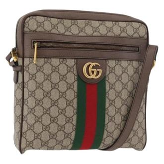 Gucci Pre-owned Cross Body Bags, female, Beige, Size: ONE SIZE Pre-owned Vintage Shoulder Bag