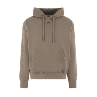 Off-white Heren, Sweatshirts & Hoodies, Beige, Maat: S Katoen