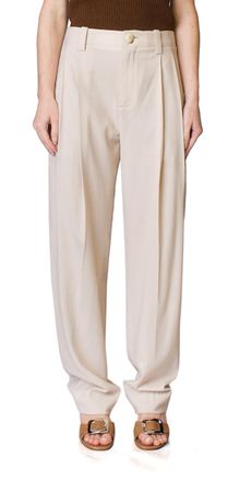 Vince Tapered Trousers In Pale Fawn