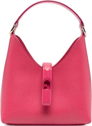 Furla Shoulder Bags, female, Pink, Size: ONE SIZE Iride Mini Hobo