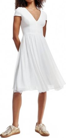 Dress The Population Corey Dress In Off-White
