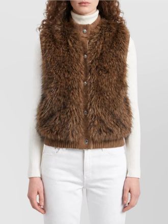 Moncler padded wool oversized vest