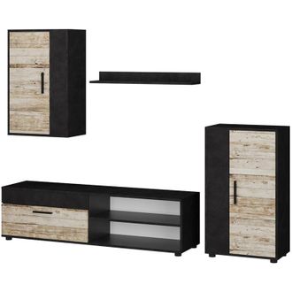 Vicco Conjunto de salón Berno, Beige, Juego de 4