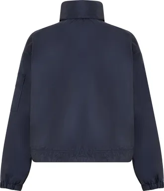 Moncler Womens Jacket Marmacy Dark Blue Polyamide Trench & Raincoats