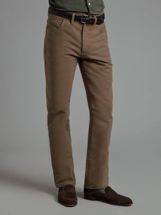 Oliver Brown Moleskin Jeans - Urban Stone