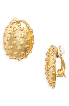 Karine Sultan Ladybug Clip-On Stud Earrings in Gold at Nordstrom