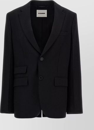 Jil Sander single-breasted blazer with notch lapel